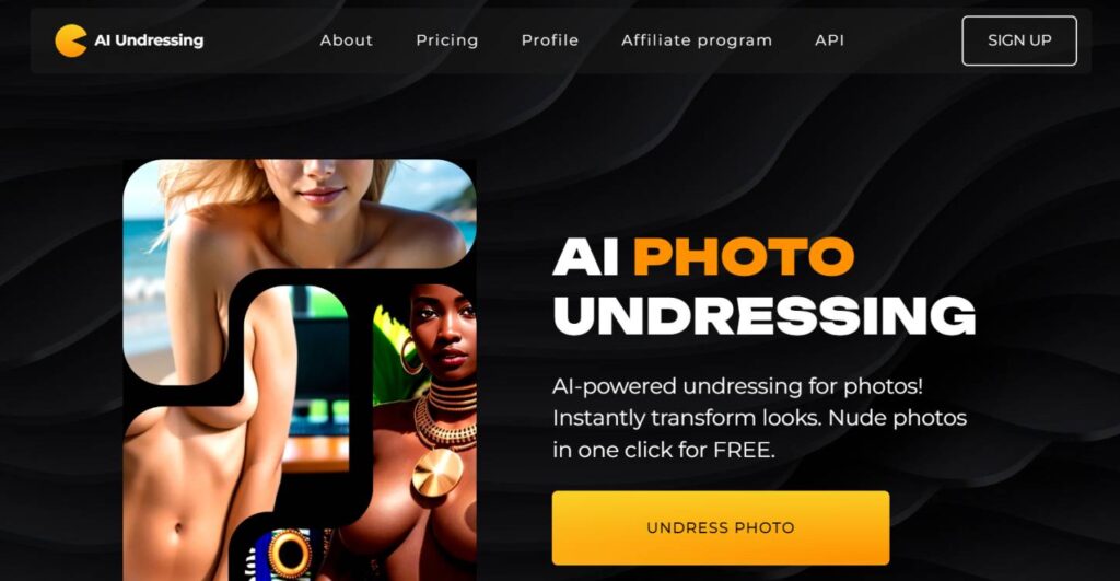 ai undressing interface