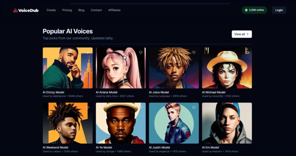 voicedub interface